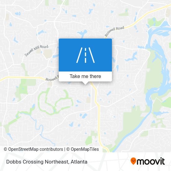 Dobbs Crossing Northeast map