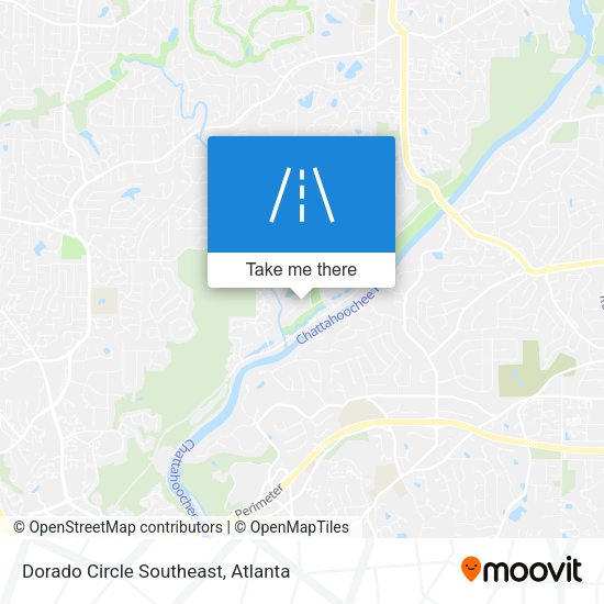 Dorado Circle Southeast map