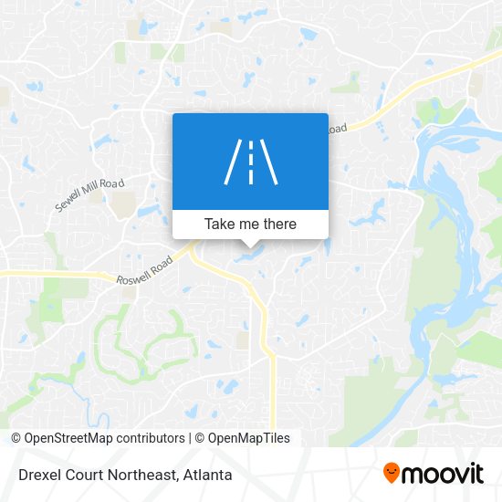 Mapa de Drexel Court Northeast