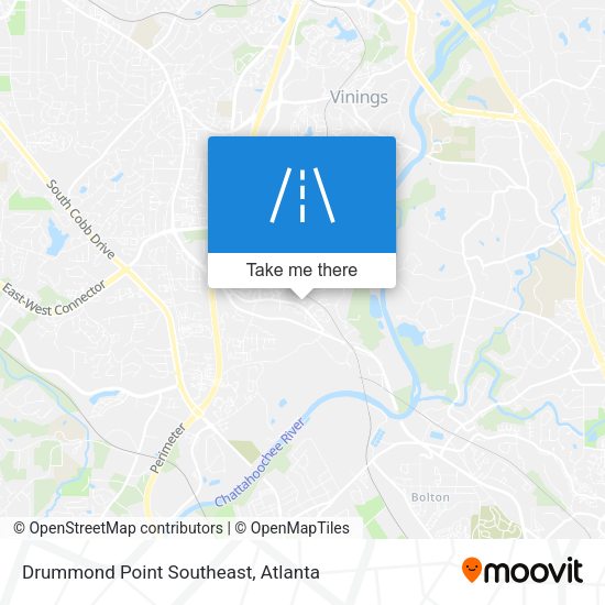 Mapa de Drummond Point Southeast