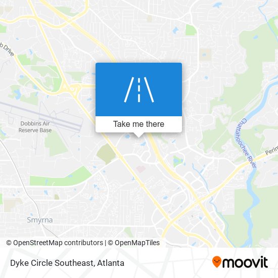 Mapa de Dyke Circle Southeast