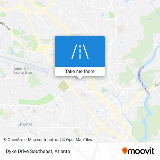 Mapa de Dyke Drive Southeast