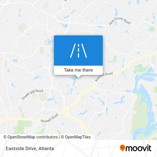 Eastside Drive map