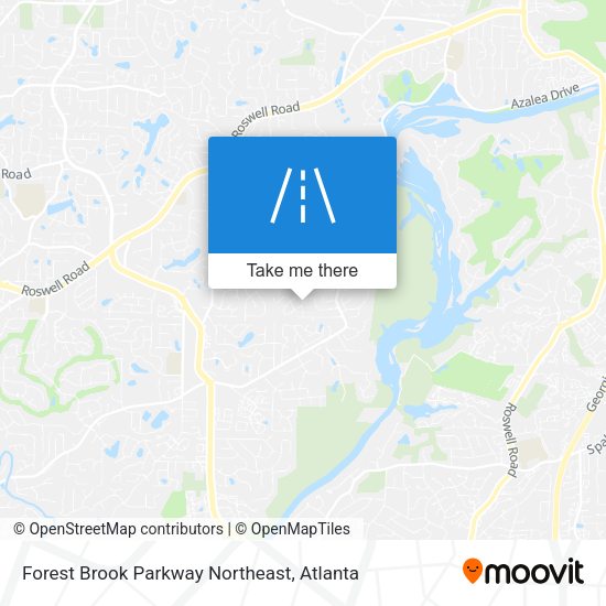 Forest Brook Parkway Northeast map