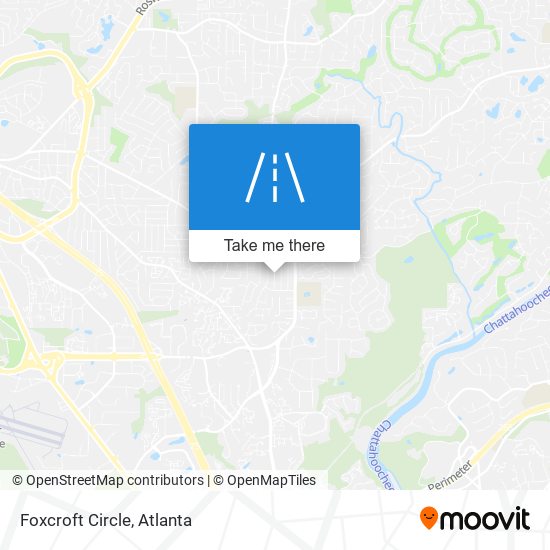 Mapa de Foxcroft Circle