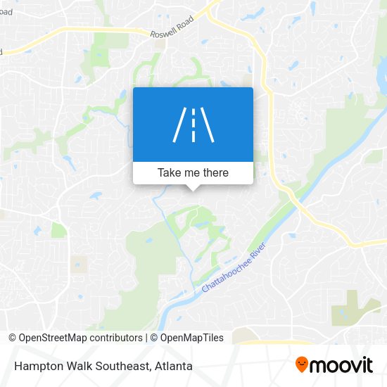 Hampton Walk Southeast map