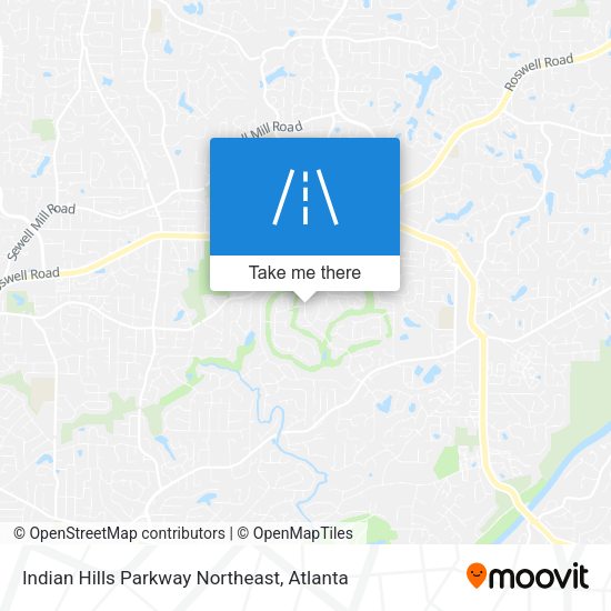 Indian Hills Parkway Northeast map