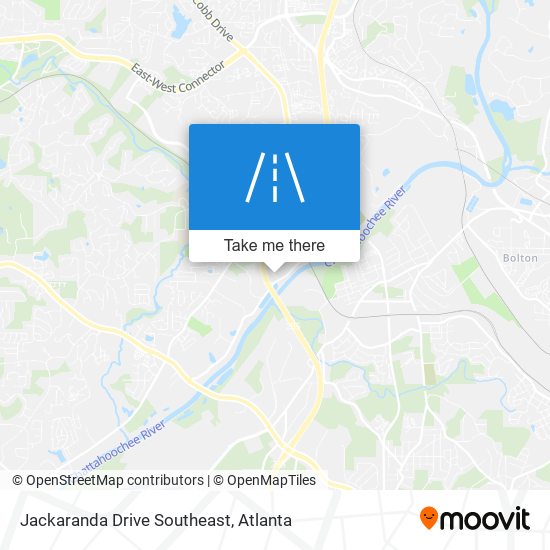 Jackaranda Drive Southeast map