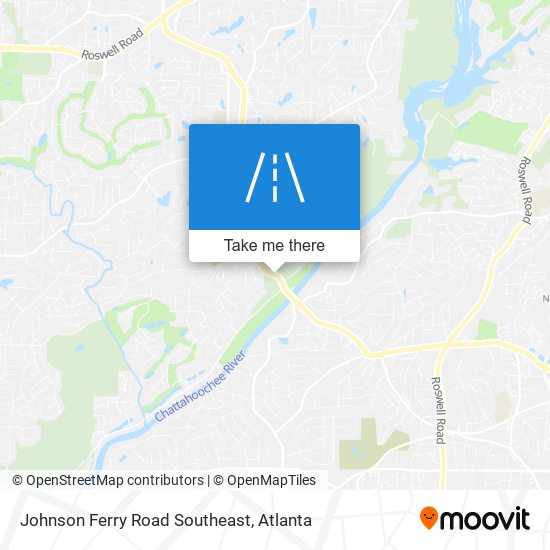 Mapa de Johnson Ferry Road Southeast