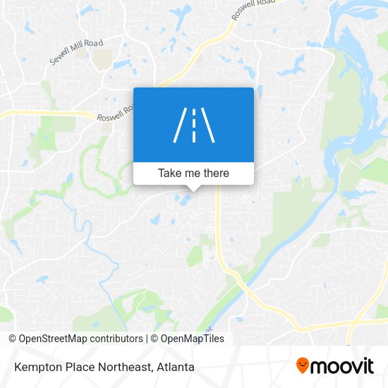 Kempton Place Northeast map