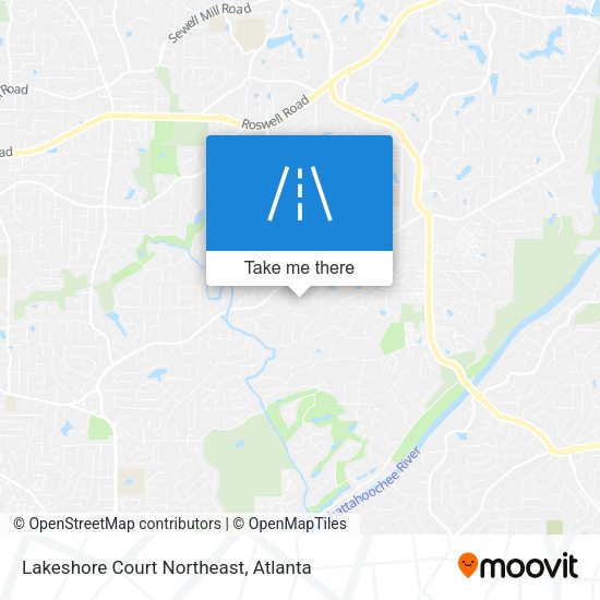 Lakeshore Court Northeast map