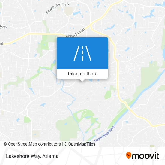 Lakeshore Way map