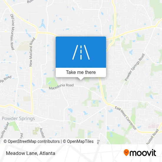 Meadow Lane map