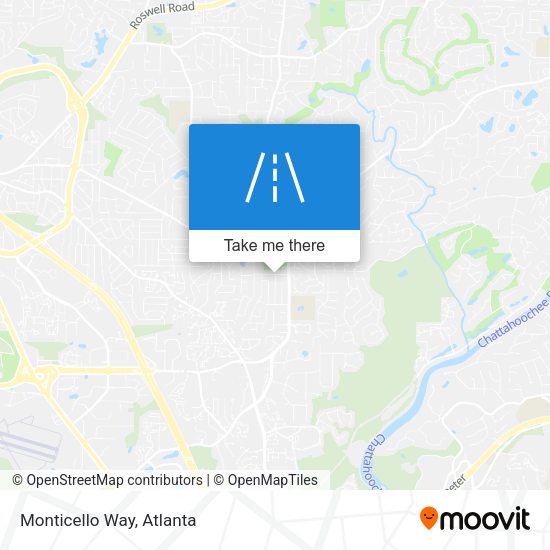 Mapa de Monticello Way