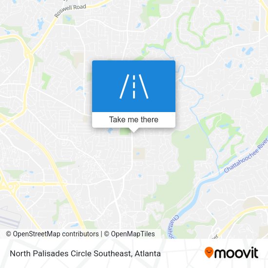 Mapa de North Palisades Circle Southeast
