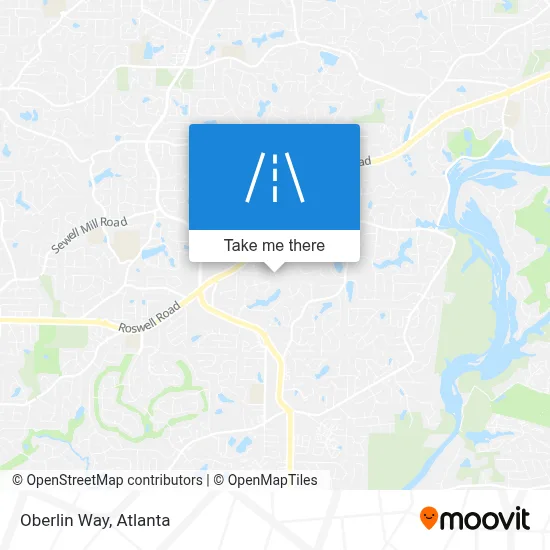 Oberlin Way map