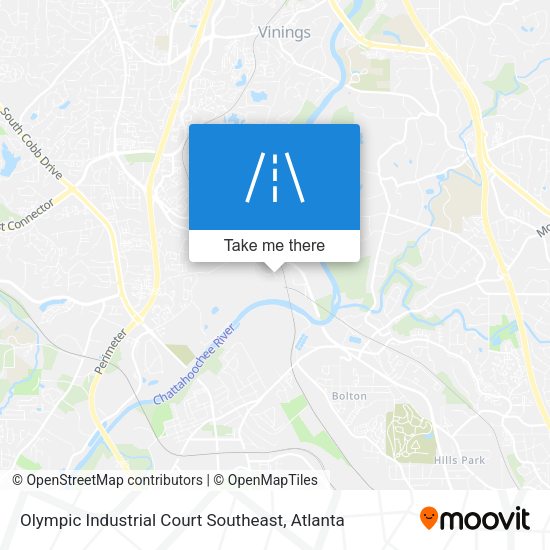 Olympic Industrial Court Southeast map