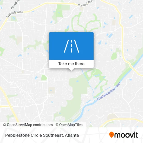 Pebblestone Circle Southeast map