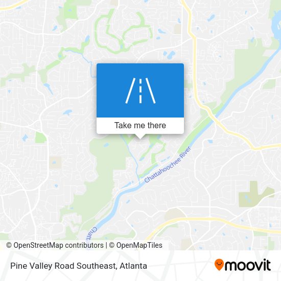 Pine Valley Road Southeast map