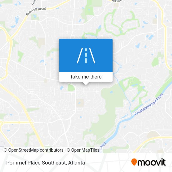 Pommel Place Southeast map