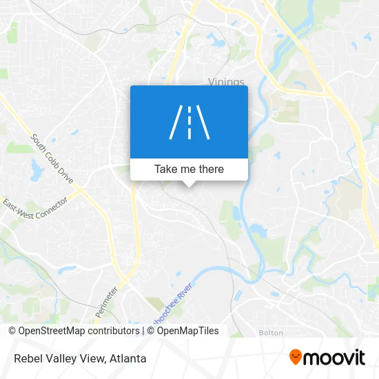 Rebel Valley View map