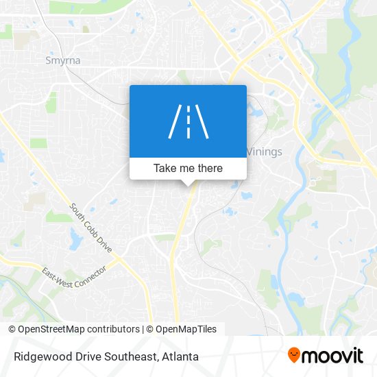 Mapa de Ridgewood Drive Southeast