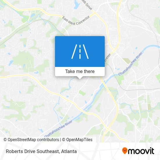 Roberts Drive Southeast map