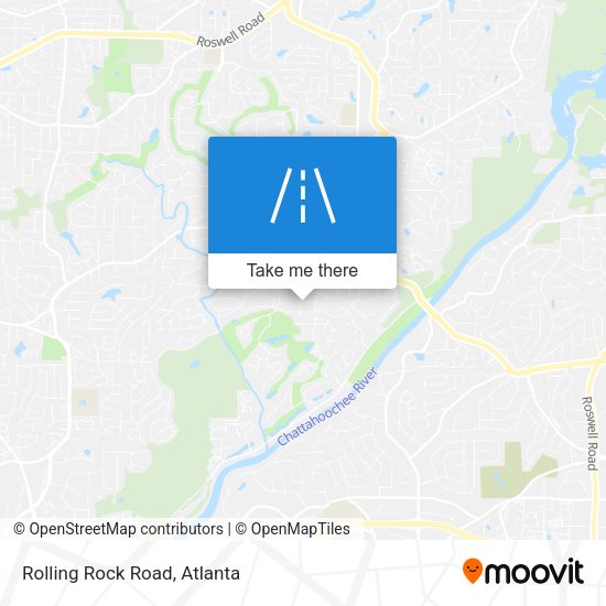 Mapa de Rolling Rock Road
