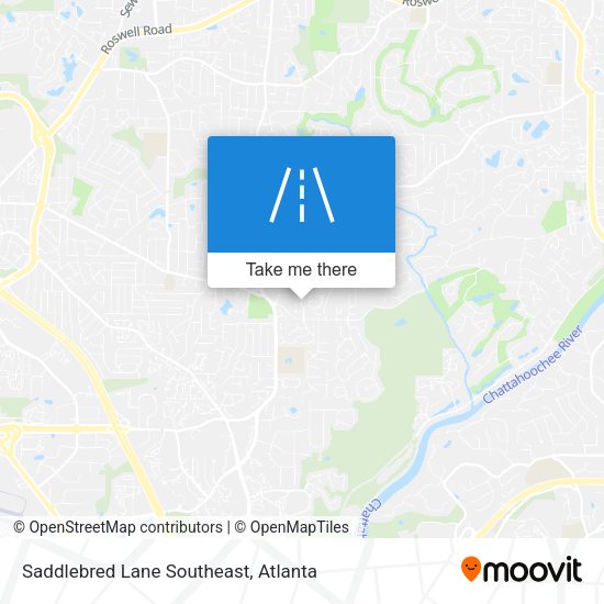 Saddlebred Lane Southeast map