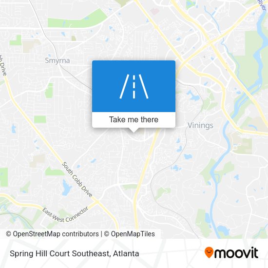 Spring Hill Court Southeast map