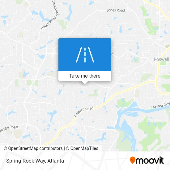 Spring Rock Way map