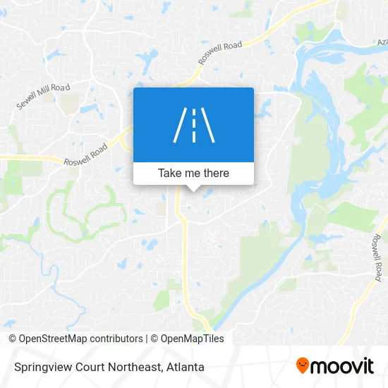Springview Court Northeast map