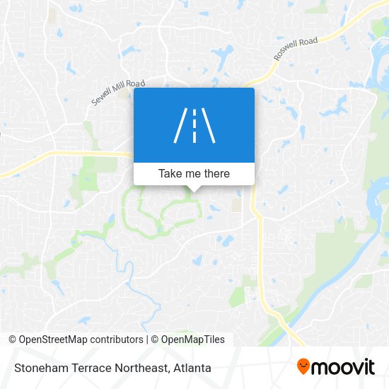 Stoneham Terrace Northeast map