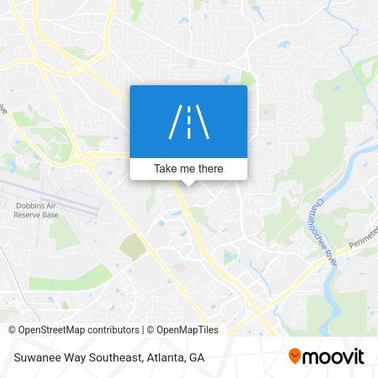 Mapa de Suwanee Way Southeast