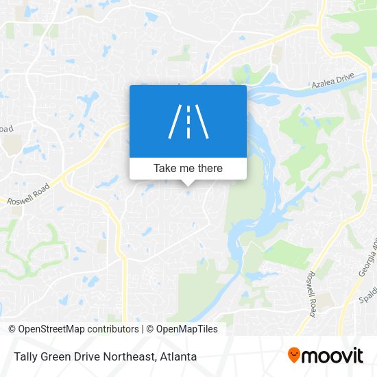 Mapa de Tally Green Drive Northeast