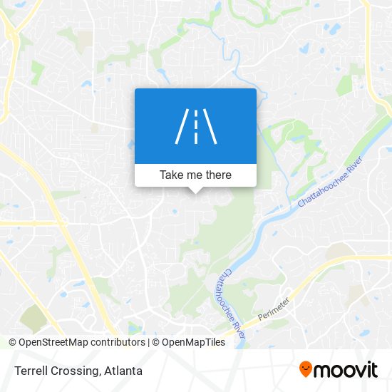 Mapa de Terrell Crossing