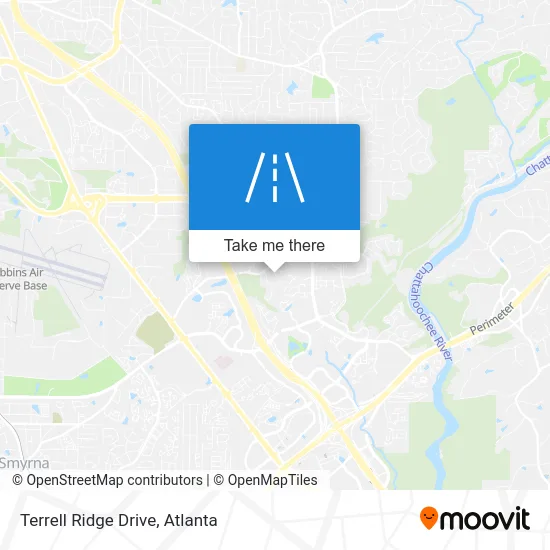 Terrell Ridge Drive map