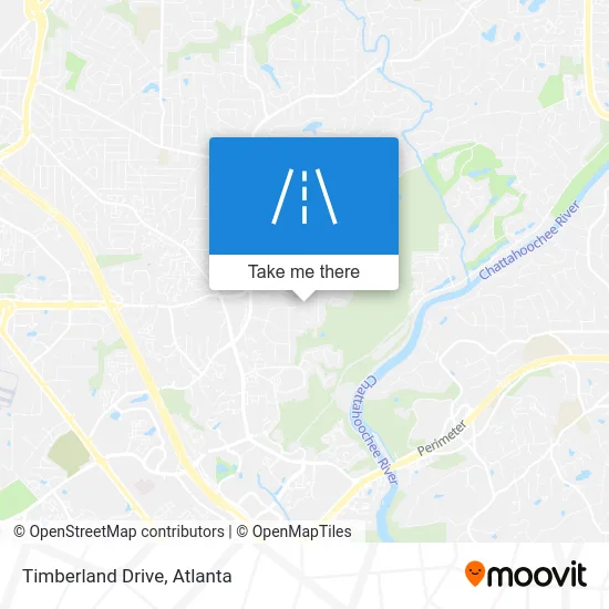 Timberland Drive map