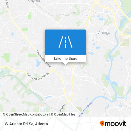 Mapa de W Atlanta Rd Se