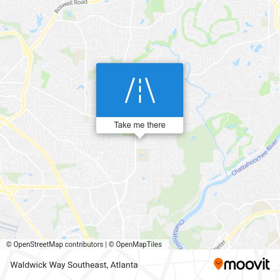 Mapa de Waldwick Way Southeast