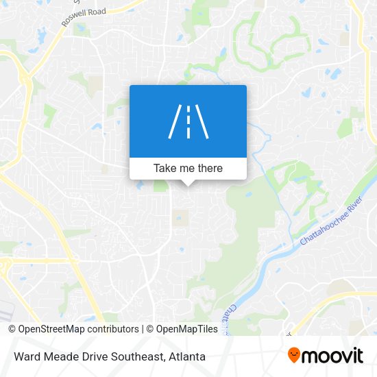 Mapa de Ward Meade Drive Southeast