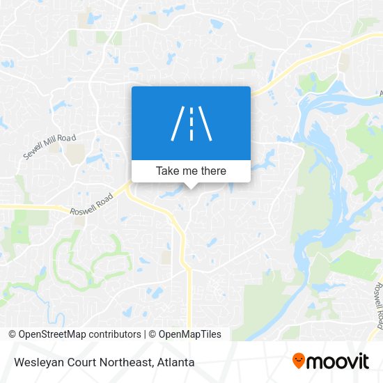 Mapa de Wesleyan Court Northeast