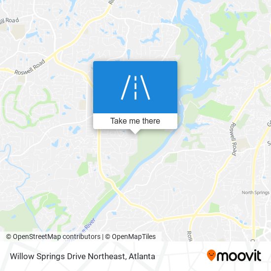 Willow Springs Drive Northeast map