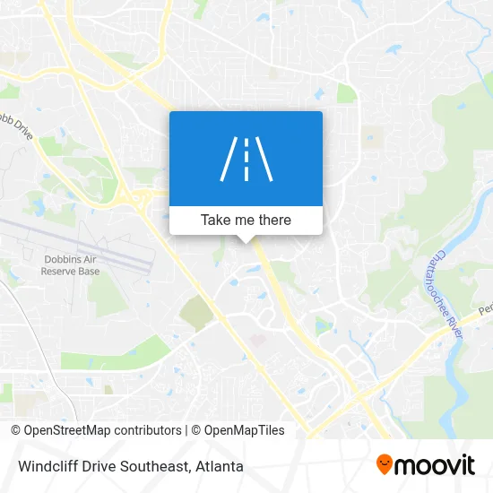 Windcliff Drive Southeast map