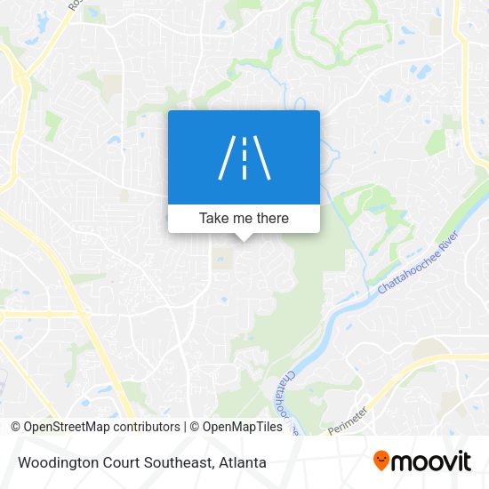 Woodington Court Southeast map