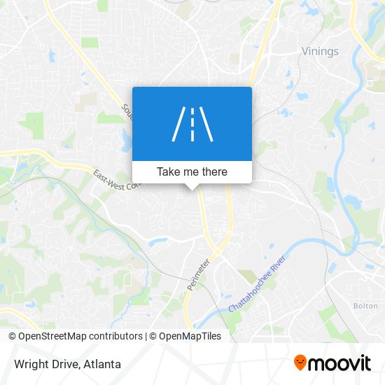 Wright Drive map