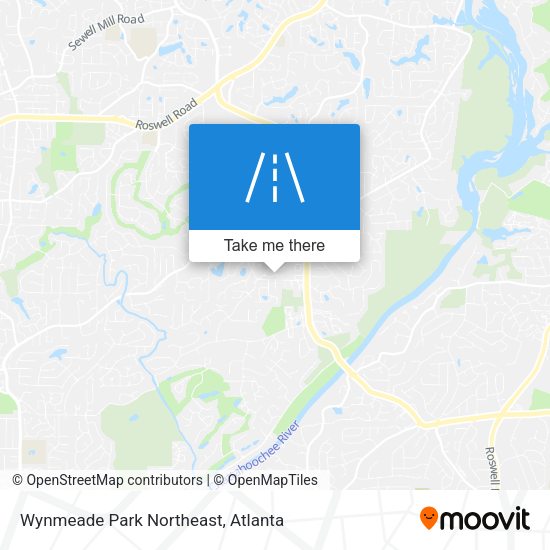 Wynmeade Park Northeast map