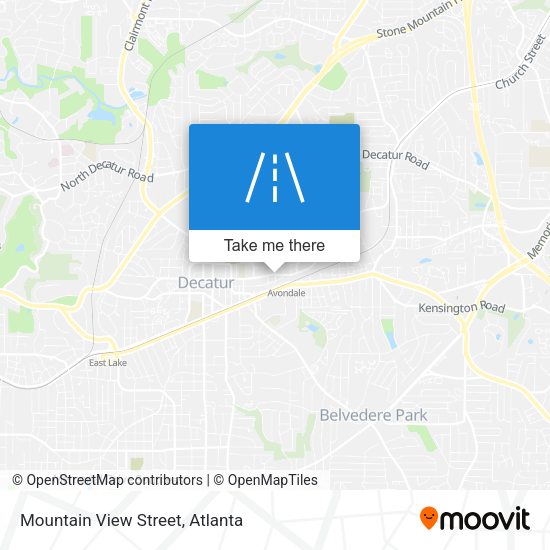 Mapa de Mountain View Street