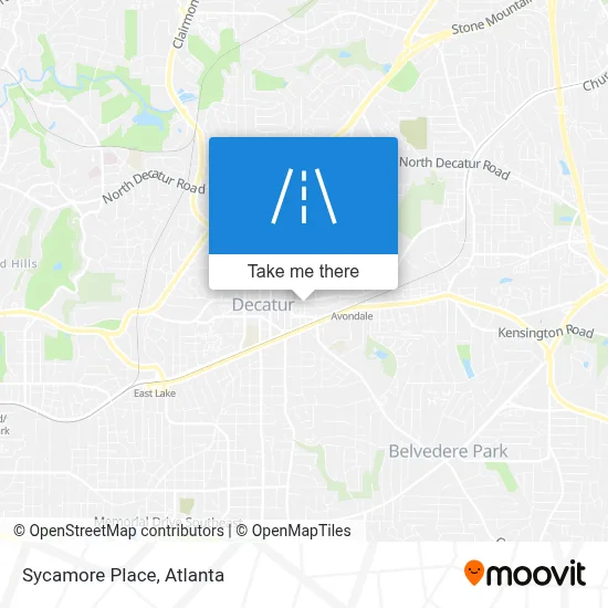 Sycamore Place map