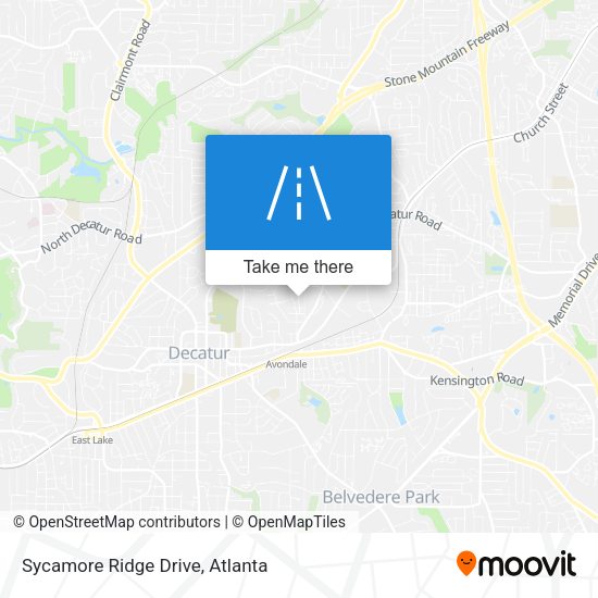 Sycamore Ridge Drive map